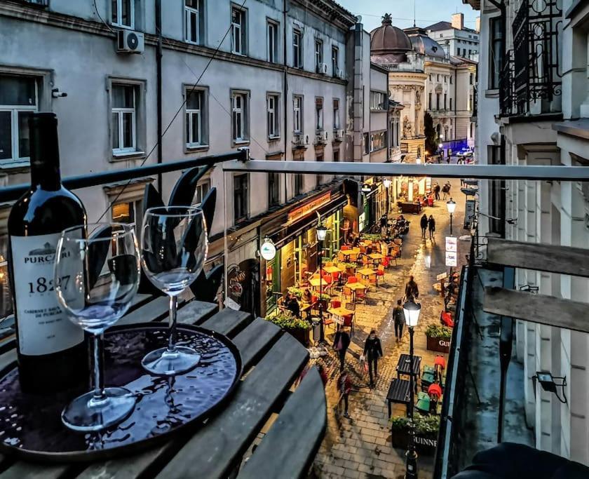 Central Double Studio With Amazing View Boekarest Buitenkant foto